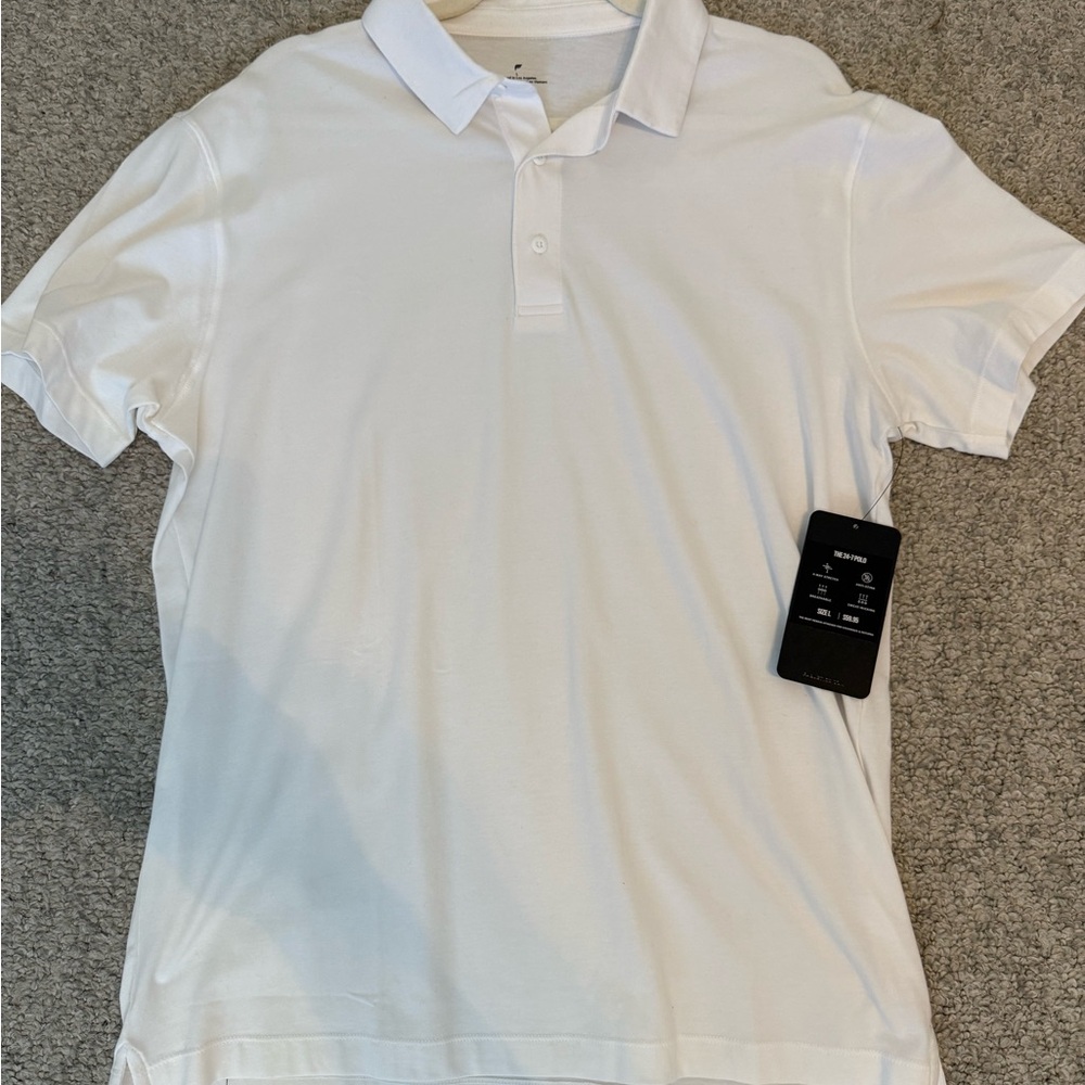 Fabletics Crisp White Polo Shirt